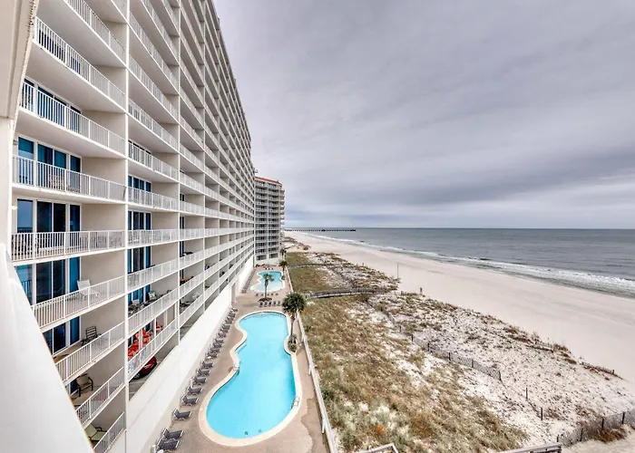 Gulf-front W Private Balcony & Shared Pools Hot Tubs & Gym Holiday home Gulf Shores